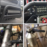 Maxbell 2 Pieces 1.75inch Light Bar Mounting Brackets Kit Adjustable for Truck SUV