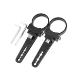 Maxbell 2 Pieces Generic 1'' Bull Bar Roll Cage Clamps Light Bar Mounting Brackets