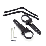 Maxbell 2 Pieces Generic 1'' Bull Bar Roll Cage Clamps Light Bar Mounting Brackets