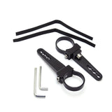 Maxbell 2 Pieces Generic 1'' Bull Bar Roll Cage Clamps Light Bar Mounting Brackets