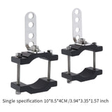Maxbell 2 Pieces Generic Motorcycle Light Bracket Clamps Car Bull Bar Holder Clamp