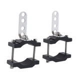 Maxbell 2 Pieces Generic Motorcycle Light Bracket Clamps Car Bull Bar Holder Clamp