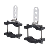 Maxbell 2 Pieces Generic Motorcycle Light Bracket Clamps Car Bull Bar Holder Clamp