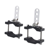 Maxbell 2 Pieces Generic Motorcycle Light Bracket Clamps Car Bull Bar Holder Clamp