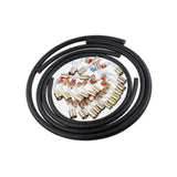 Maxbell 25Pcs Generic Air Conditioning Hose and Fitting Kit Professional Replacement