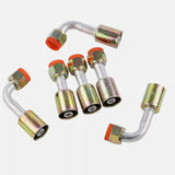 Maxbell 25Pcs Generic Air Conditioning Hose and Fitting Kit Professional Replacement
