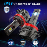 Maxbell 2Pcs LED Bulb Lighting 3543LM Bulb Easy Installation Repair Parts