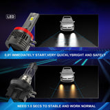 Maxbell 2Pcs LED Bulb Lighting 3543LM Bulb Easy Installation Repair Parts