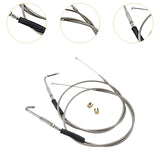 Maxbell Throttle and Idle Cable Set 56579-02A Automotive Accessories Stainless Steel