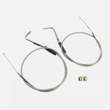 Maxbell Throttle and Idle Cable Set 56579-02A Automotive Accessories Stainless Steel