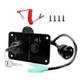 Maxbell Single Engine Key Switch Panel Assembly Part 704-82570-11-00 for Yamaha