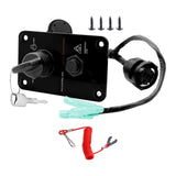 Maxbell Single Engine Key Switch Panel Assembly Part 704-82570-11-00 for Yamaha