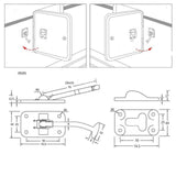 Maxbell Generic RV Door Holder Latches Entry Door Holders for Motor Home Beach Car