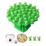 Maxbell 48x Frog Balance Game Montessori Toys for Preschool Children Boys Girls