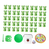 Maxbell 48x Frog Balance Game Montessori Toys for Preschool Children Boys Girls