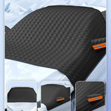 Maxbell Windshield Snow Cover Snow Sun Shade for Most Cars Trucks Suvs