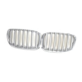 Maxbell 2x Front Radiator Hood Sport Grills Kidney Grille for BMW x5 E53 04-06