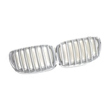 Maxbell 2x Front Radiator Hood Sport Grills Kidney Grille for BMW x5 E53 04-06
