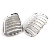 Maxbell 2x Front Radiator Hood Sport Grills Kidney Grille for BMW x5 E53 04-06