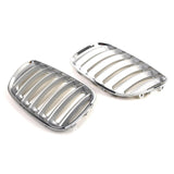 Maxbell 2x Front Radiator Hood Sport Grills Kidney Grille for BMW x5 E53 04-06