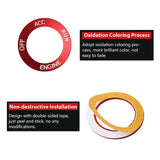 Maxbell Engine Start Stop Ignition Button Trim Utility Metal for Grand Cherokee