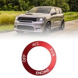 Maxbell Engine Start Stop Ignition Button Trim Utility Metal for Grand Cherokee