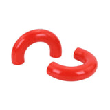 Maxbell 2x2 Pieces Tow Hooks Covers Silicone Covers for Ford F150 2004-2024 Red