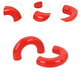 Maxbell 2x2 Pieces Tow Hooks Covers Silicone Covers for Ford F150 2004-2024 Red
