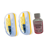 2 Pieces Generic Oil Film Cleaning Brush Accessory Reusable Oil Film Remover with Refilled Liquid