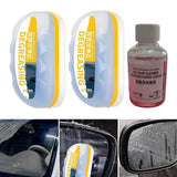 2 Pieces Generic Oil Film Cleaning Brush Accessory Reusable Oil Film Remover with Refilled Liquid