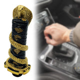 Car Gear Shifter Knob Replace Snake Shape Easy to Install Shifter Lever Knob gold