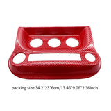 Panel Trim Cover Automotive Accessories Air Conditioning Control Panel Cover red