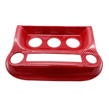 Panel Trim Cover Automotive Accessories Air Conditioning Control Panel Cover red