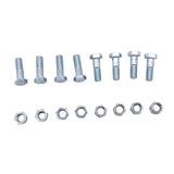 8 Pieces Propshaft Nuts and Bolts Kit Metal for Land Rover Defender 86-