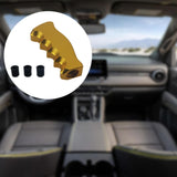 Auto Gear Shifter Knob Sturdy Manual Shifter Knob for SUV Vehicle Truck Gold