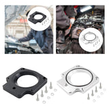 92mm Throttle Gasket Throttle Spacer for Automobile LS Engines Supplies Black