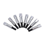 8Pcs Chrome Valve Cover Bolt Set Threaded Bolts for Pontiac V8 Engines