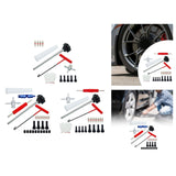 Tire Stem Removal Tool Hook Tool Repair for Lawn Mower Truck Motorcycle 30pcs