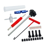 Tire Stem Removal Tool Hook Tool Repair for Lawn Mower Truck Motorcycle 30pcs