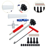 Tire Stem Removal Tool Hook Tool Repair for Lawn Mower Truck Motorcycle 30pcs