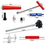 Tire Stem Removal Tool Hook Tool Repair for Lawn Mower Truck Motorcycle 30pcs