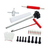 Tire Stem Removal Tool Hook Tool Repair for Lawn Mower Truck Motorcycle 23pcs