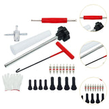 Tire Stem Removal Tool Hook Tool Repair for Lawn Mower Truck Motorcycle 23pcs