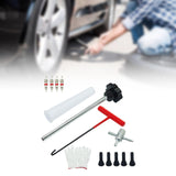 Tire Stem Removal Tool Hook Tool Repair for Lawn Mower Truck Motorcycle 13pcs