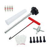 Tire Stem Removal Tool Hook Tool Repair for Lawn Mower Truck Motorcycle 13pcs