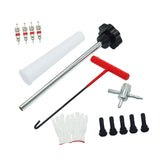 Tire Stem Removal Tool Hook Tool Repair for Lawn Mower Truck Motorcycle 13pcs