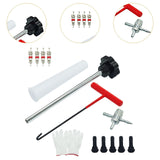 Tire Stem Removal Tool Hook Tool Repair for Lawn Mower Truck Motorcycle 13pcs