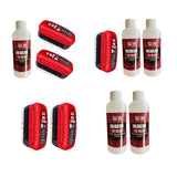 Generic Oil Film Cleaning Brush for Car Improves Visibility Oil Film Remover 2 Brush 1 Liquid