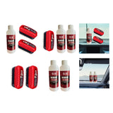 Generic Oil Film Cleaning Brush for Car Improves Visibility Oil Film Remover 2 Brush 1 Liquid