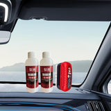 Generic Oil Film Cleaning Brush for Car Improves Visibility Oil Film Remover 1 Brush 2 Liquid